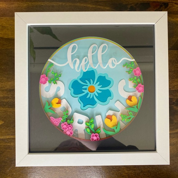 3D Hello Spring Shadowbox - Picture 6 of 7